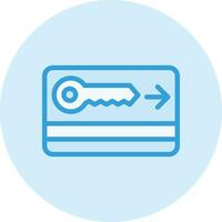 Key card Vector Icon Design Illustration