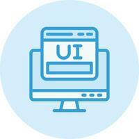 User interface Vector Icon Design Illustration