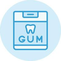Chewing Gum Vector Icon Design Illustration