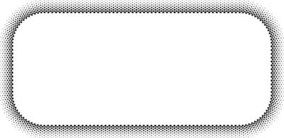 rectangular dots halftone frame vector