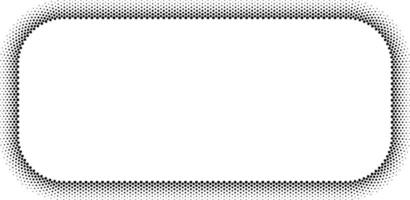 rectangular dots halftone frame vector