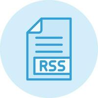 RSS Vector Icon Design Illustration