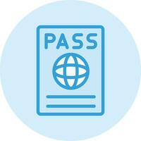 Passport Vector Icon Design Illustration