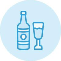 Champagne Vector Icon Design Illustration