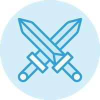 Swords Vector Icon Design Illustration