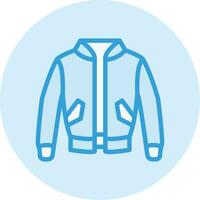 ilustración de diseño de icono de vector de chaqueta