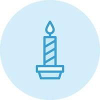 Candle Vector Icon Design Illustration