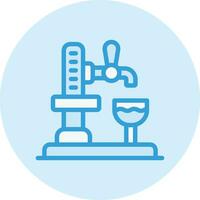 Beer Tap Vector Icon Design Illustration