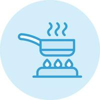 Frying Pan Vector Icon Design Illustration