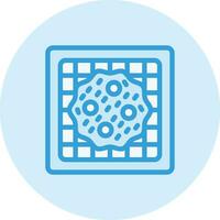 Waffle Vector Icon Design Illustration