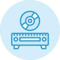 Cd Player Vector Icon Design Illustration