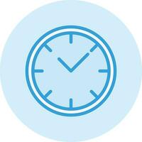 Wall clock Vector Icon Design Illustration