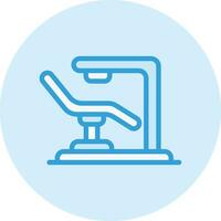 dentista silla vector icono diseño ilustración