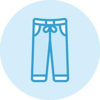 Training Pants Vector Icon Design Illustration