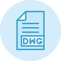 DWG Vector Icon Design Illustration