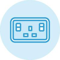 Socket Vector Icon Design Illustration