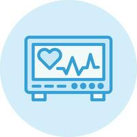 Cardiogram Vector Icon Design Illustration