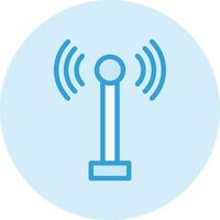 Radio antenna Vector Icon Design Illustration