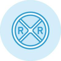 Rail road Vector Icon Design Illustration