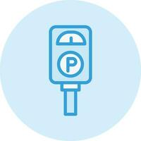 Parking meter Vector Icon Design Illustration