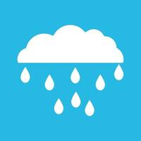 White cloud. To tell. Thoughts. Simple flat style. vector