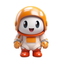 AI generated 3D Cute Game Character Mascot png