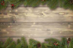 AI generated Christmas and New Year background. AI Generated photo