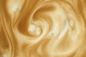 AI generated Coffee foam texture. AI Generated photo