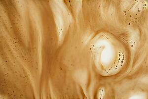 AI generated Coffee foam texture. AI Generated photo