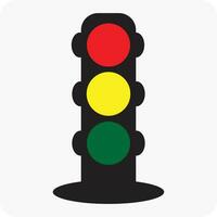 Road, traffic signal icon vector eps