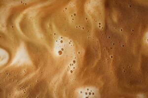 AI generated Coffee foam texture. AI Generated photo