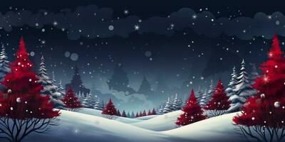 AI generated Merry Christmas and Happy New Year Background. AI Generated photo