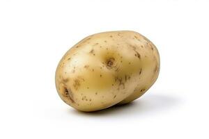 AI generated Potato isolated on white background. AI Generated photo