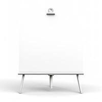 AI generated blank whiteboard on the wall. Generative AI photo