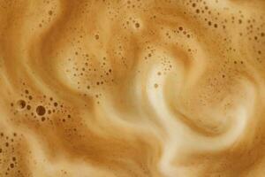 AI generated Coffee foam texture. AI Generated photo