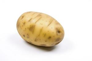 AI generated Potato isolated on white background. AI Generated photo