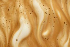 AI generated Coffee foam texture. AI Generated photo