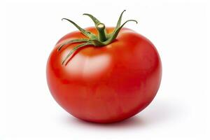 AI generated Tomato isolated on white background. AI Generated photo