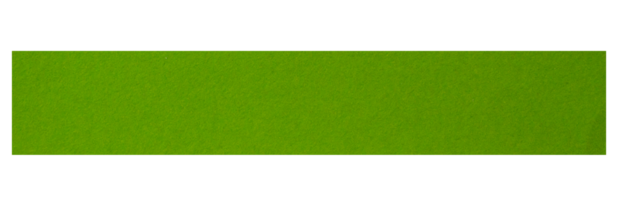 Green paper piece on transparent background png