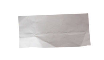 blanco papel pedazo en transparente antecedentes. png papel.