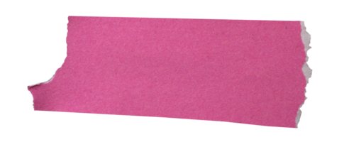 roze papier stuk Aan transparant achtergrond. PNG papier.