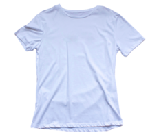 blanco wit t-shirt Aan een transparant achtergrond. mockup t-shirt png. png