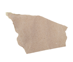 Ripped paper on transparent background. Torn paper. png