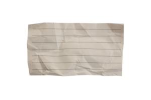 Lined notebook page sheet png