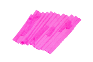 Pink stroke drawn with marker on transparent background png