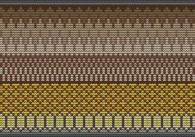 Illustration of weaving textile pattern on black background. vector