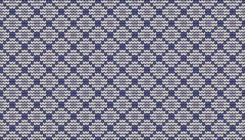 Illustration of weaving textile pattern on black background. vector