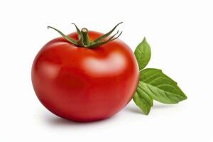 AI generated Tomato isolated on white background. AI Generated photo