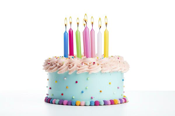 Birthday Cake Candles Stock Photos, Images and Backgrounds for Free