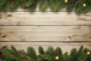 AI generated Christmas and New Year background. AI Generated photo